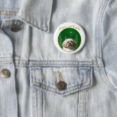 Lhasa Apso Peace Ronde Button 5,7 Cm (In situ)