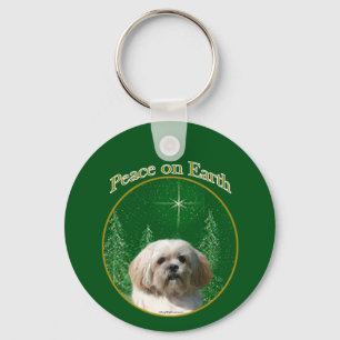 Lhasa Apso Peace Sleutelhanger