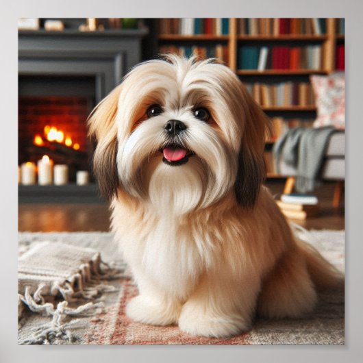 Lhasa Apso Poster (Voorkant)