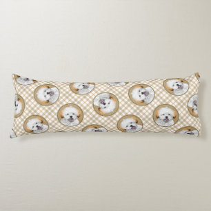 Lhasa Apso Puppy Schilderen Schattigee Originele H Lichaamskussen