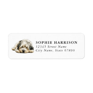 Lhasa Apso Retouradreslabels Etiket