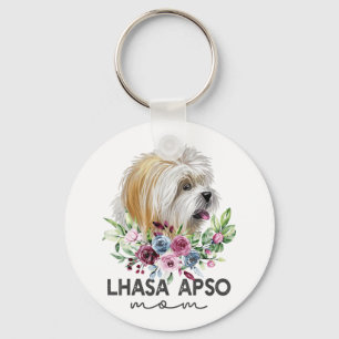 Lhasa Apso Shirt geschenken Hond Mam Sleutelhanger