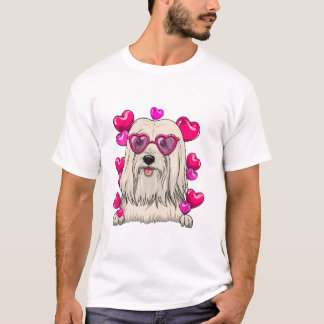 Lhasa Apso Valentijnsdag T-shirt