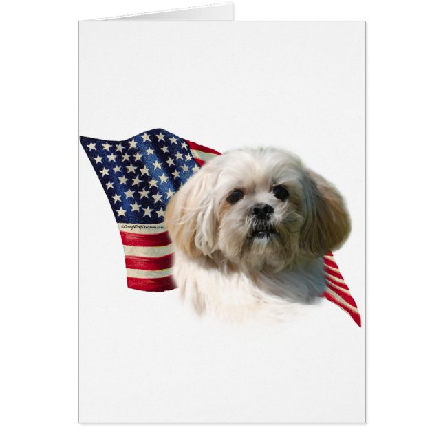 Lhasa Apso Vlag (Voorkant)