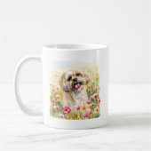 Lhasa Apso Watercolor Mug (Gauche)