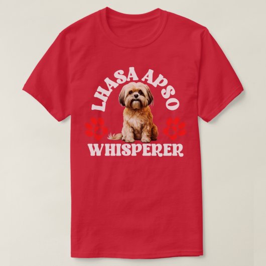 Lhasa Apso Whisperer T-shirt (Design voorkant)