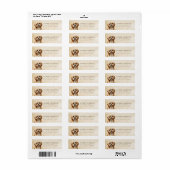 Lhasa geeft ook adreslabels terug etiket (Full Sheet)