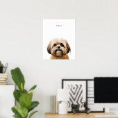 Lhasa gepersonaliseerde print (Thuiskantoor)