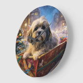 Lhasa Ook Kerstfeest Seizoen Grote Klok (Hoek)