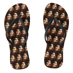 Lhasa ook met Kerstman feestelijke kerst Teenslippers