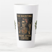 L'Haunting Commence Après Le Café Latte Mug (Devant)