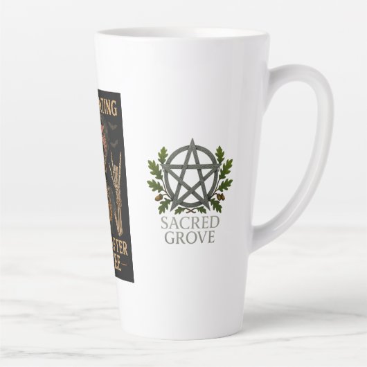 L'Haunting Commence Après Le Café Latte Mug (Droite)