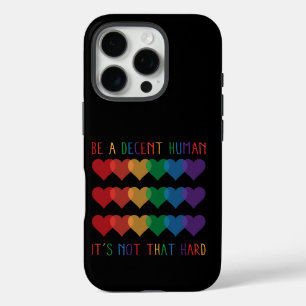 LHBT-hartretro een fatsoenlijk mens zijn, dat is h iPhone 16 Pro Hoesje