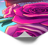 LHBT-liefde | Afro-Amerikaanse anime paar Poster (Hoek)