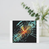 LHC-botsing Briefkaart (Staand voorkant)