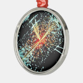 LHC-botsing Metalen Ornament (Links)
