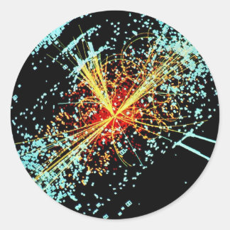LHC-botsing Ronde Sticker
