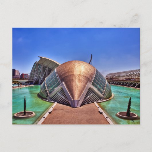 L'Hemisfèric, Valencia, España Briefkaart (Voorkant)