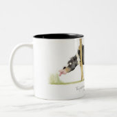 "L'herbe est toujours plus verte…" Tasse (Gauche)