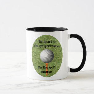 L'herbe est toujours… un golf plus vert - tasse