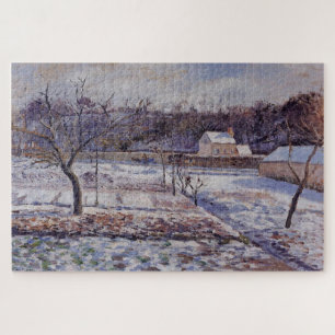 L'Hermitage, Pontoise Snow Effect (1874), een boek Legpuzzel