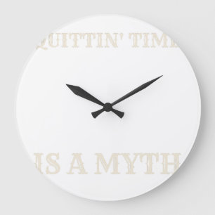 L'heure de la fermeture est un mythe — Horloge mur