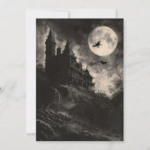 L'Heure De Sorcière Invitation De La Fête D'Hallow (Dos)