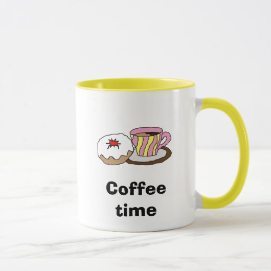 L'heure du café - Donut et tasse de café (Droite)