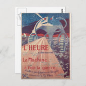 L'Heure Propaganda Poster Briefkaart (Voorkant / Achterkant)
