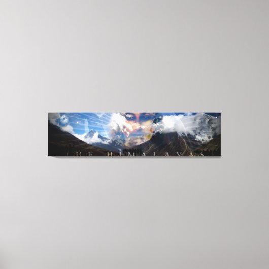 L'Himalaya - Toile imprimée (Recto)