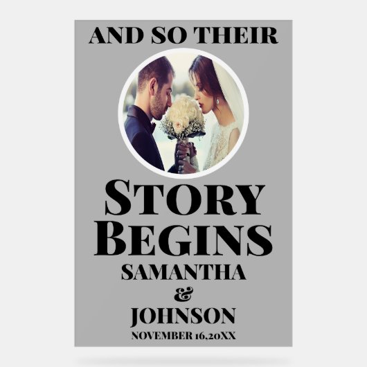 L'histoire acrylique gelée commence l'Affiche de b (Recto)