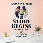 L'histoire acrylique gelée commence l'Affiche de b (Mariage)