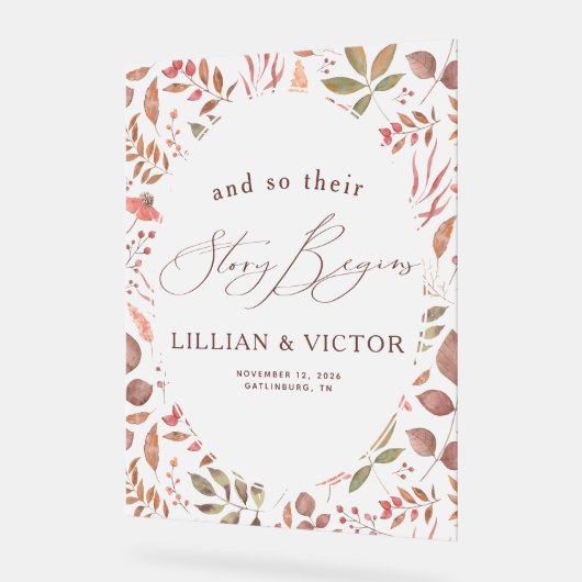 L'histoire commence à l'automne quitte Mariage Bie (Angle)