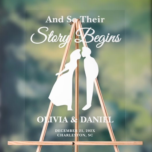 L'histoire commence accueil du Mariage modifiable (Neutre)