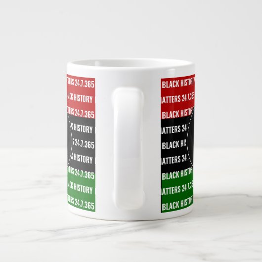 L'HISTOIRE NOIRE COMPTE Monogramme Mug (Dos)