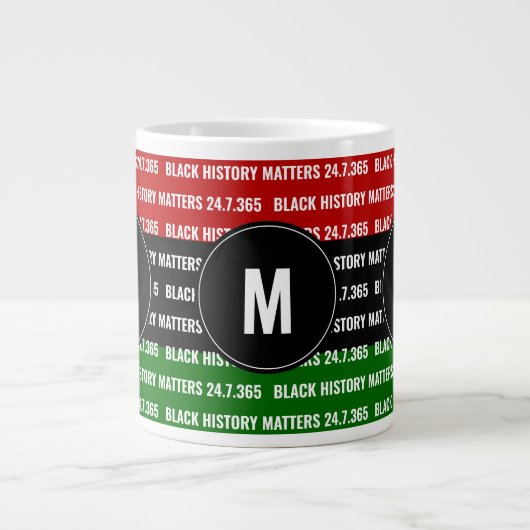 L'HISTOIRE NOIRE COMPTE Monogramme Mug (Devant)
