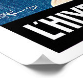 L'Hiver a Monte-Carlo Vintage Travel Advertisement Poster (Hoek)