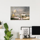 L'hiver dans le pays - GH Durrie Poster d'art (Bureau à domicile)