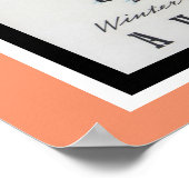 L'hiver en Autriche Poster Vintage voyage (Coin)