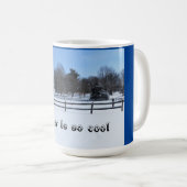 L'hiver est si cool - mug (Devant droit)