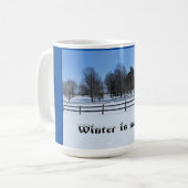 L'hiver est si cool - mug (Devant gauche)