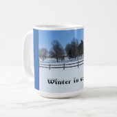 L'hiver est si cool - mug (Devant gauche)