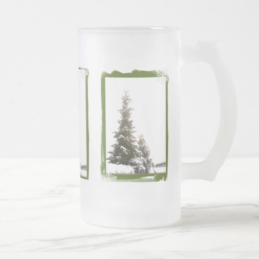 L'hiver Evergreens Frosty Mug (Droit)