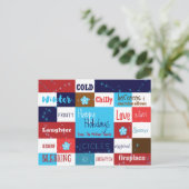 L'hiver exprime la carte de carte postale de (Debout devant)