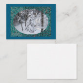 L'hiver neigeux dans le Minnesota cartes à notes p (Devant / Derrière)