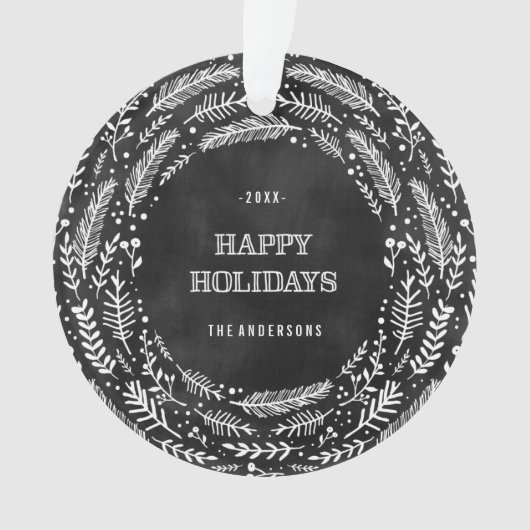 L'hiver s'embranche ornement de vacances de | (devant)