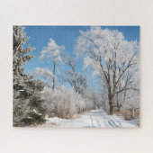 L'hiver sur la Luce Line State Trail puzzle (Horizontal)
