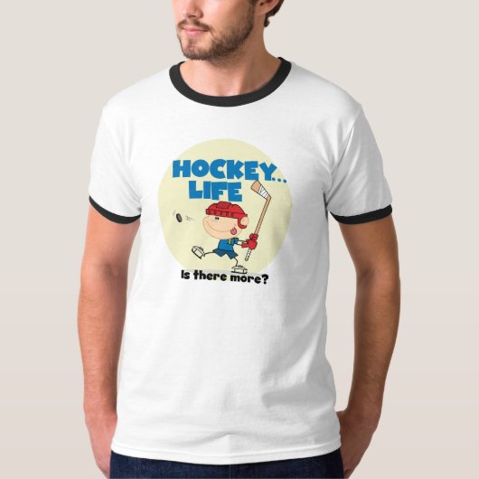 L'hockey a lieu là plus de T-shirts et de cadeaux (Devant)