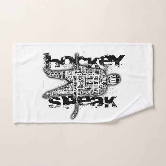 L'hockey parlent (Serviette à main)