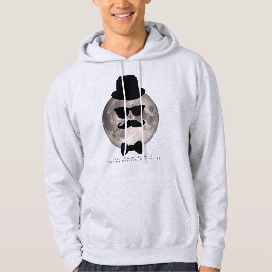 L'homme dans la lune T-shirt Sweat - shirt à capuc (Devant)